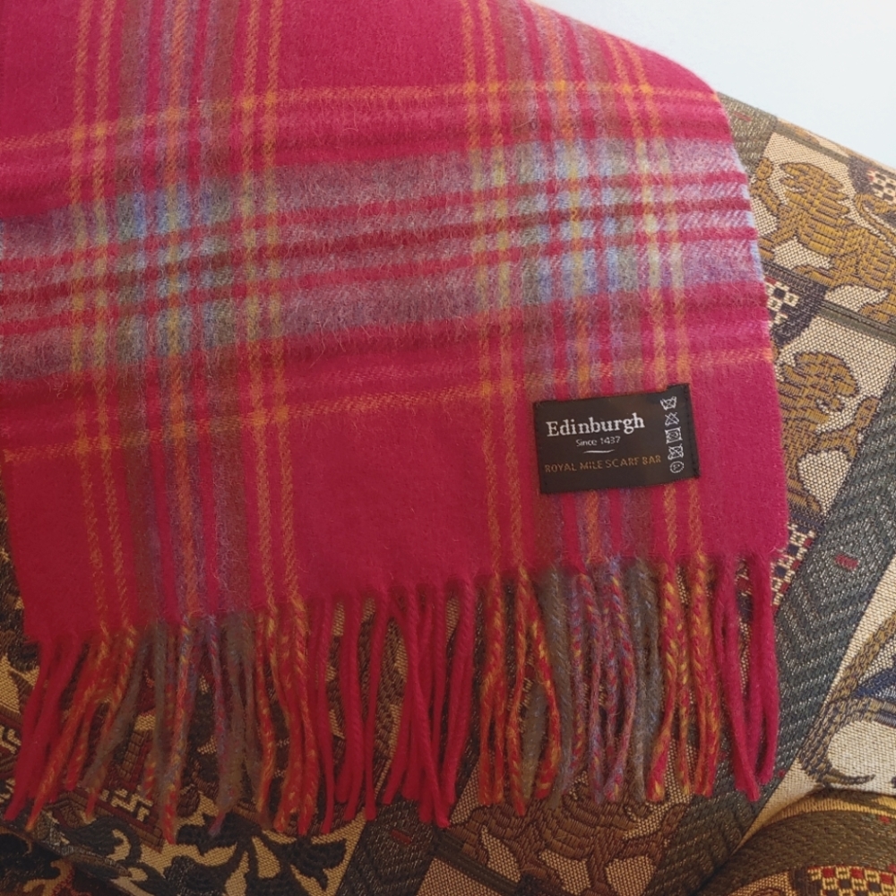 Cashmere Plaid Scarf
